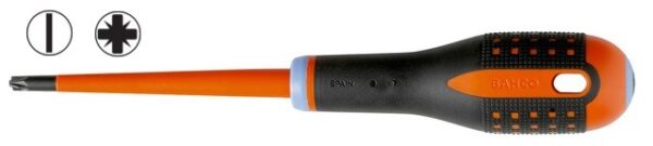 Insulated screwdriver ERGO™ SLIM Combi SL5/PZ1x80mm 1000V VDE