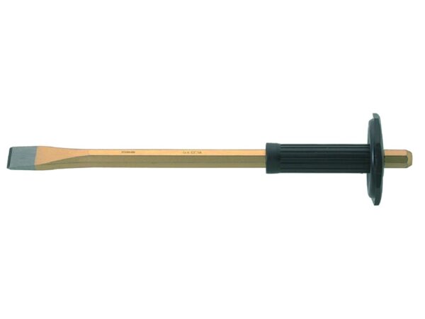 Mason's chisel with plastic hand protection 26x300mm