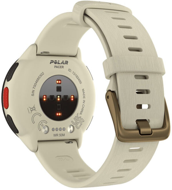 Polar Pacer GPS Running Watch, White - Image 4