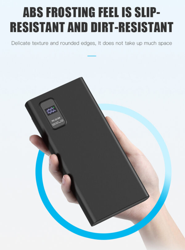 Platinet power bank 10000mAh PD QC LED, white - Image 7