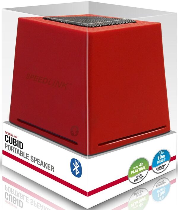 Speedlink speaker Cubid BT, red (SL-8904-RD) - Image 3