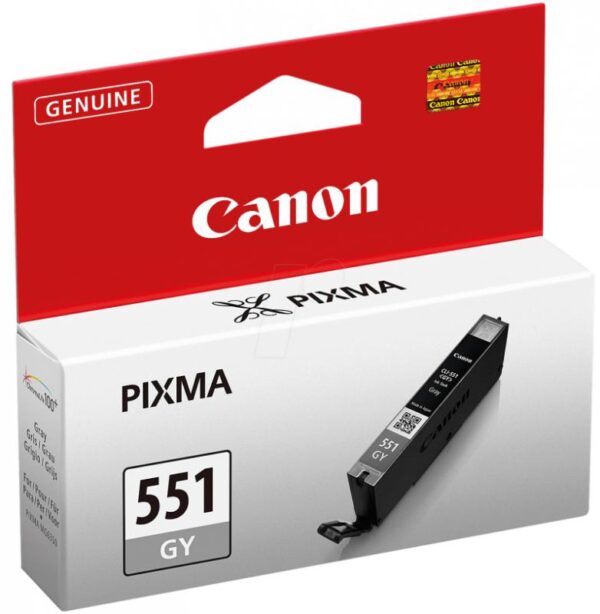 Canon CLI-551GY - 7 ml - gr� - original - bl�cktank - f�r PIXMA iP8750, iX6850, MG5655, MG6350, MG7150, MG7150 MONSTER UNIVERSITY Edition, MG7550