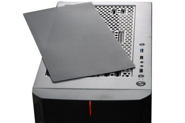 CARCASA  SPACER - gaming, Middle Tower, ATX, "HUNTER", fara sursa, usa sticla securizata (balama), USB 2.0 x 2, USB 3.0 x 1, HD-Audio Jack 3.5mm x 2, mesh , "SPGC-HUNTER" - Image 2