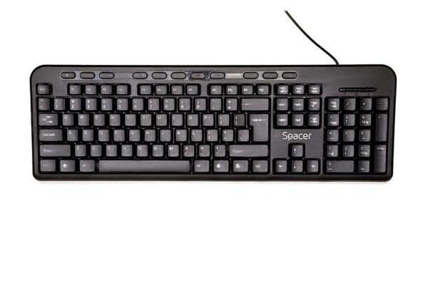 KEYBOARD USB BLACK/SPKB-169 SPACER