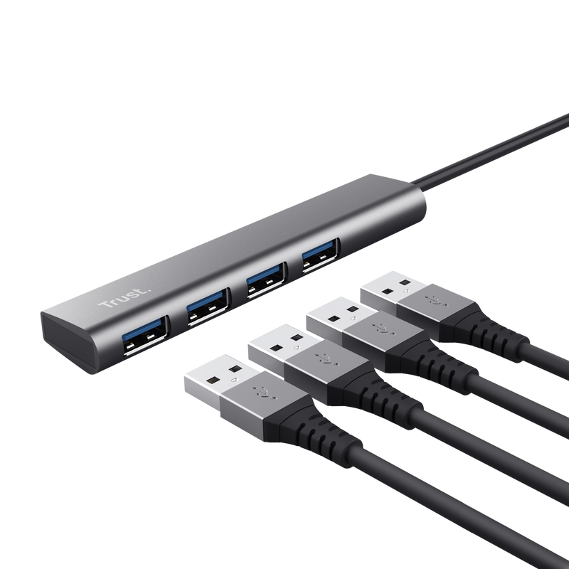 Trust Halyx USB 3.2 Gen 1 (3.1 Gen 1) USB Hub Type-A 5 Mbit/s - Image 6