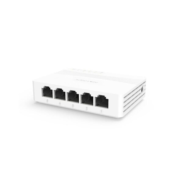 HIKVISION switch DS-3E0508D-E/ 8x port/ 10/100/1000 Mbps RJ45 ports/ 16 Gbps/ napájení 9 VDC, 0.6 A