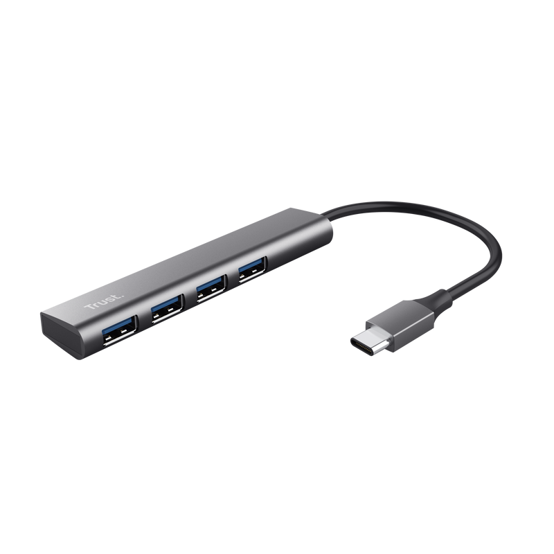 Trust Halyx USB 3.2 Gen 1 (3.1 Gen 1) USB Hub Type-A 5 Mbit/s