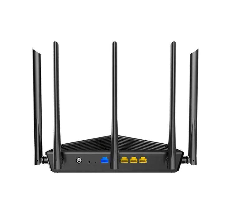 ROUTER Tenda wireless AX5700Mbps,1 x WAN Gigabit, 3 porturi LAN Gigabit, 2.4 GHz/5 GHz/6 Ghz tri band, 5 antene externe, WI-FI 6E "RX27 PRO" (timbru verde 0.8 lei) - Image 3