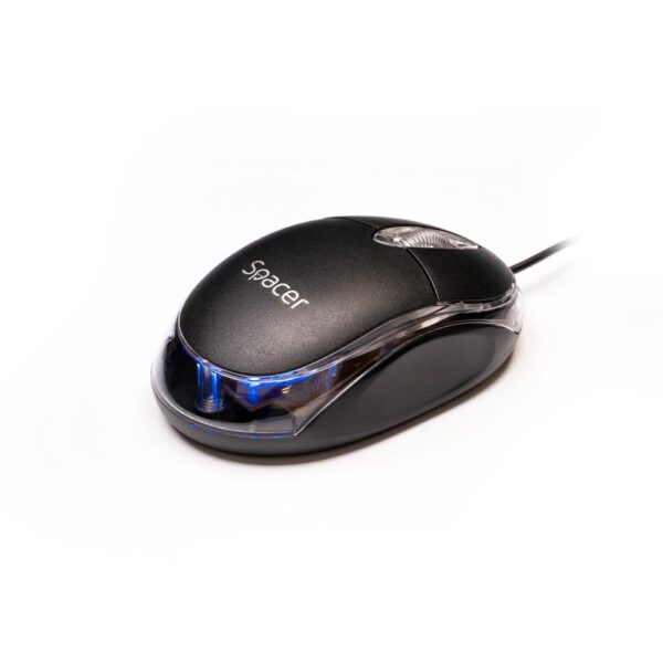 MOUSE  Spacer, PC sau NB, cu fir, USB, optic,  800 dpi, butoane/scroll 3/1, , negru, "SPMO-080" 45503289 (timbru verde 0.18 lei) - Image 4