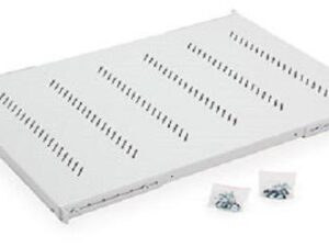 Triton Polička s perforací 1U/450mm, max.nosnost 40kg, šedá