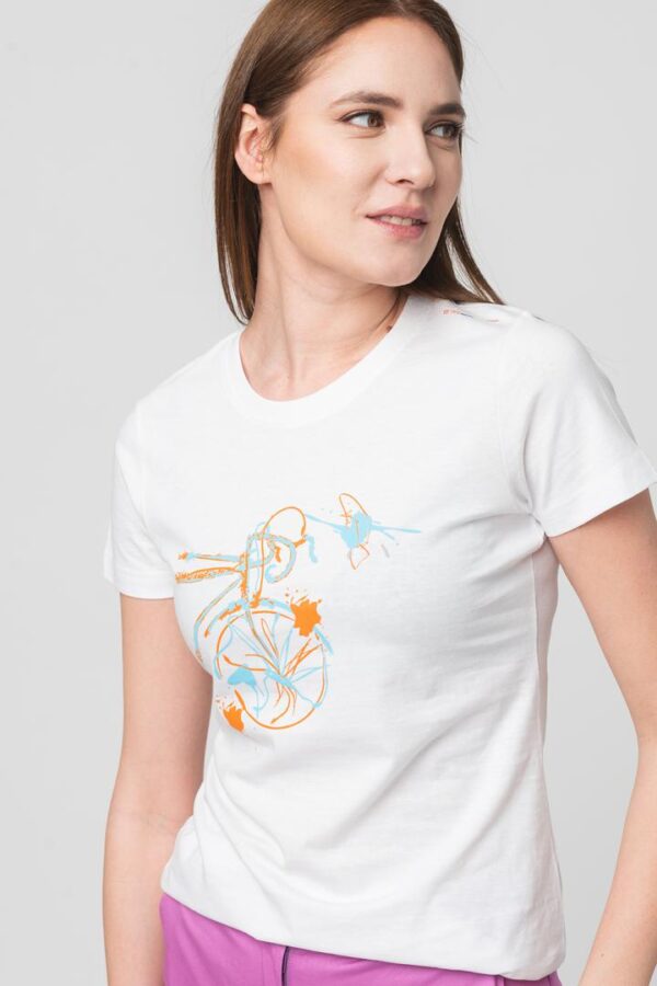 TSHIRT CASUAL F BICICLETA COLOR WHITE-L - Image 2