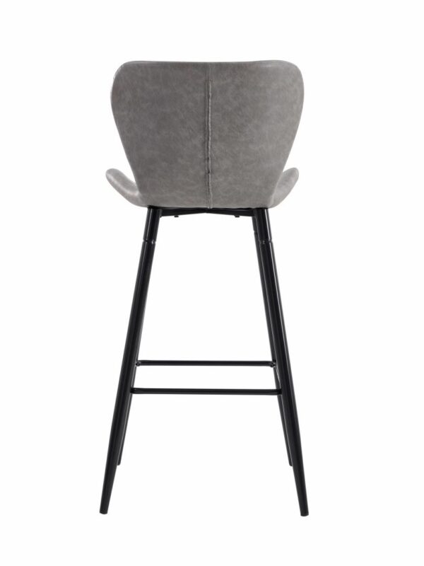 SET 2 SCAUNE DE BAR RETRO - LIGHT GREY - Image 5