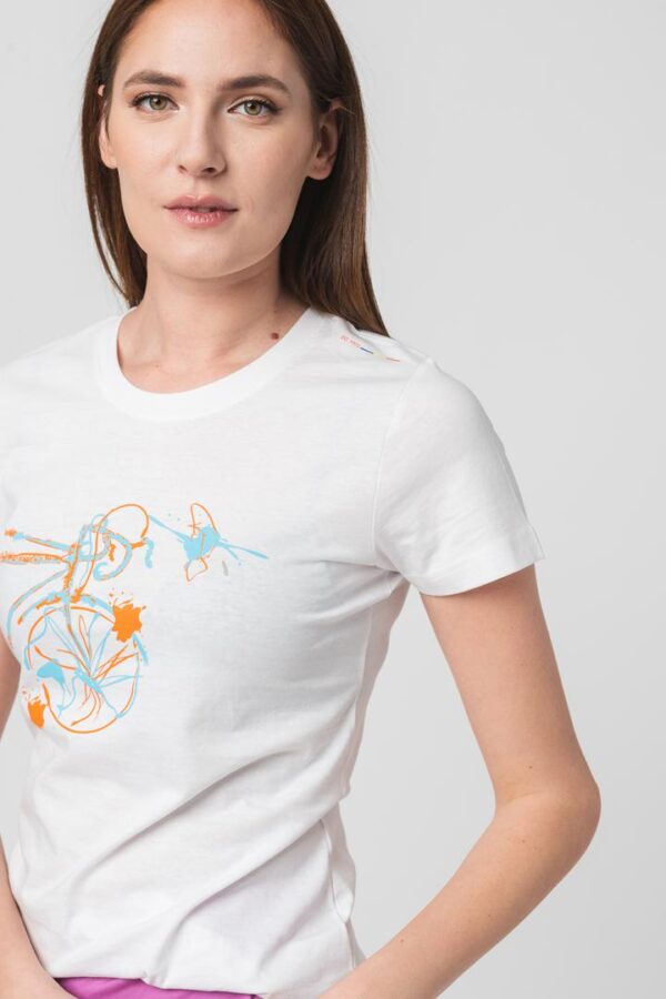 TSHIRT CASUAL F BICICLETA COLOR WHITE-L - Image 4