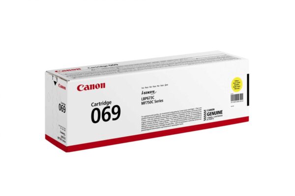 Tooner CANON Toner Cartridge 069, kollane