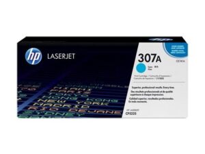 HP 307A (CE741A) Toner Cartridge, Cyan
