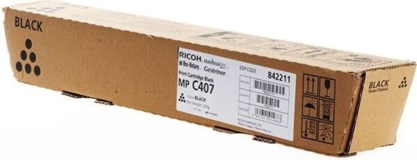 Ricoh MP C407 (842211) Toner Cartridge, Black