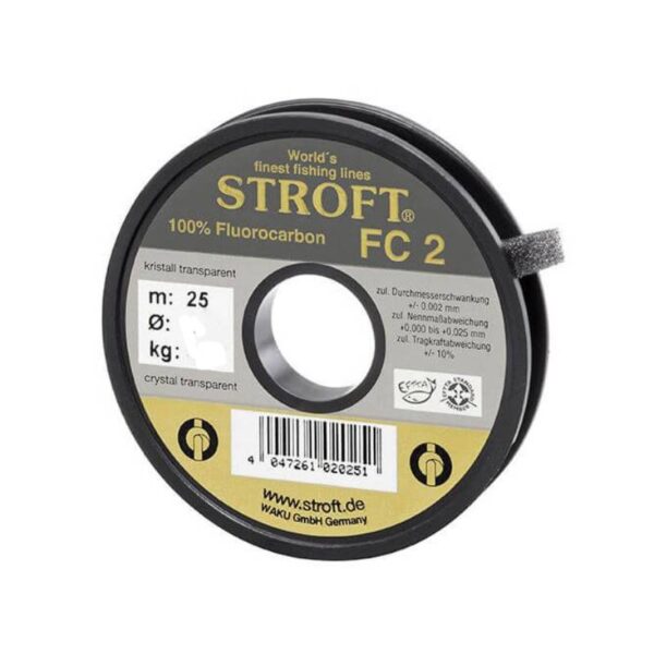 Fishing line Stroft FC2 25m 0.13mm Fluorocarbon