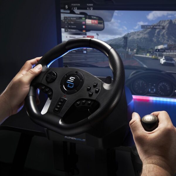 SUPERDRIVE Sada volantu, pedálů a řadící páky GS850-X/ PS4/ Xbox One/ Xbox Series X/S - Image 6