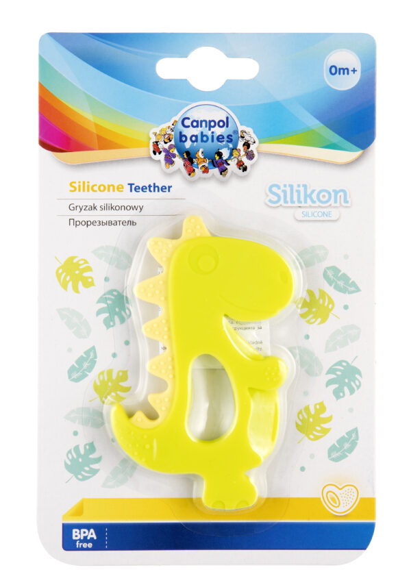 CANPOL BABIES silicone teether for newborns Dinosaur, 51/006 - Image 4