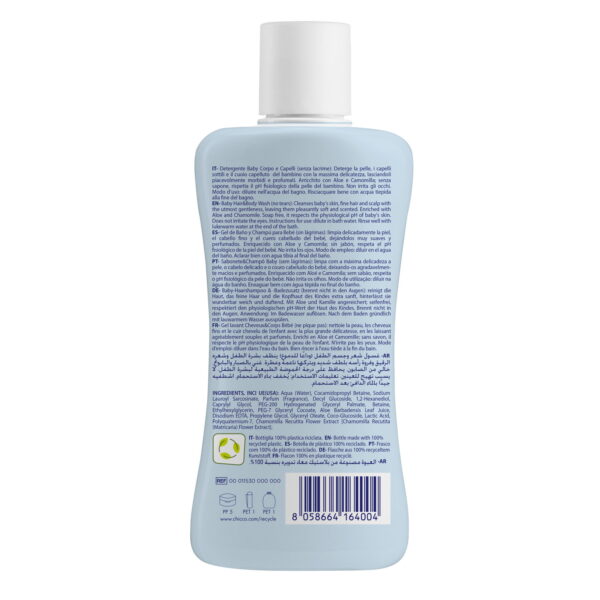 CHICCO Baby Hair & body cleanser, 200 ml - Image 2