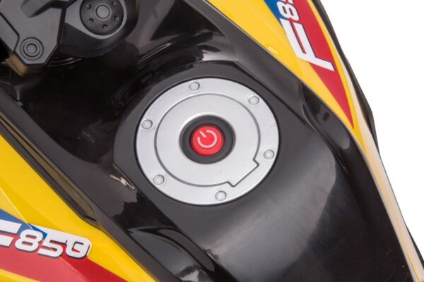 Electric Ride On Motorbike BMW F850 Yellow - Image 11