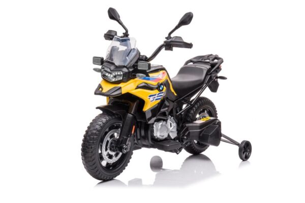 Electric Ride On Motorbike BMW F850 Yellow - Image 3
