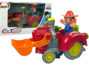 Interactive Tractor Excavator Battery Music Lights