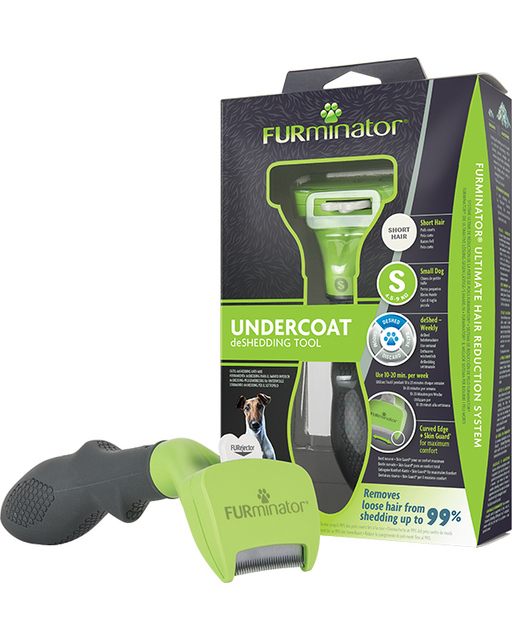 Dog hair deShedding tools - undercoat tool for small breed dogs with short hair S SH, Furminator