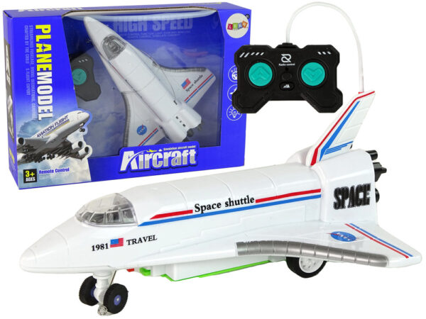 White Remote Controlled Remote Control Jet