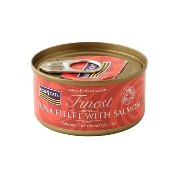 FISH4CATS KAĶU KONS TUNCIS/LASIS 70G