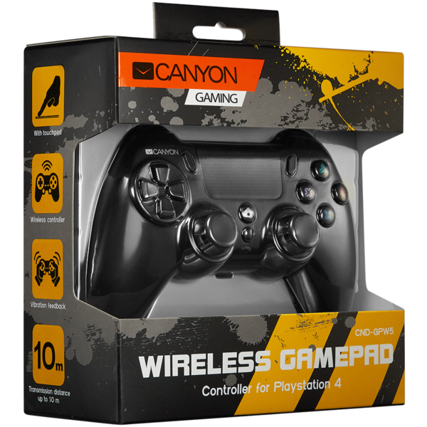 CANYON Bezdratový gamepad GPW5 s touchpadem pro PS4 - Image 4