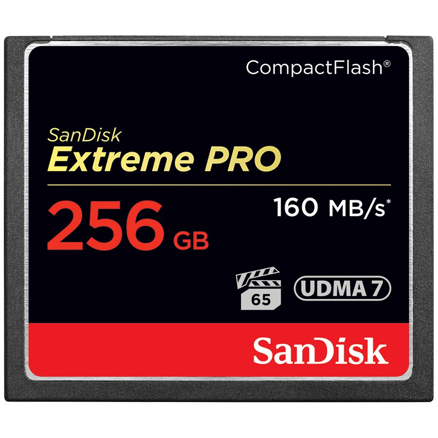 SanDisk Extreme Pro - Flash-minneskort - 256 GB - CompactFlash