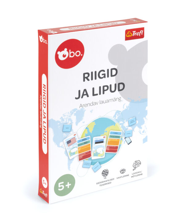 bo. Educational board game "Countries and flags" (In Estonian lang.) - Image 2