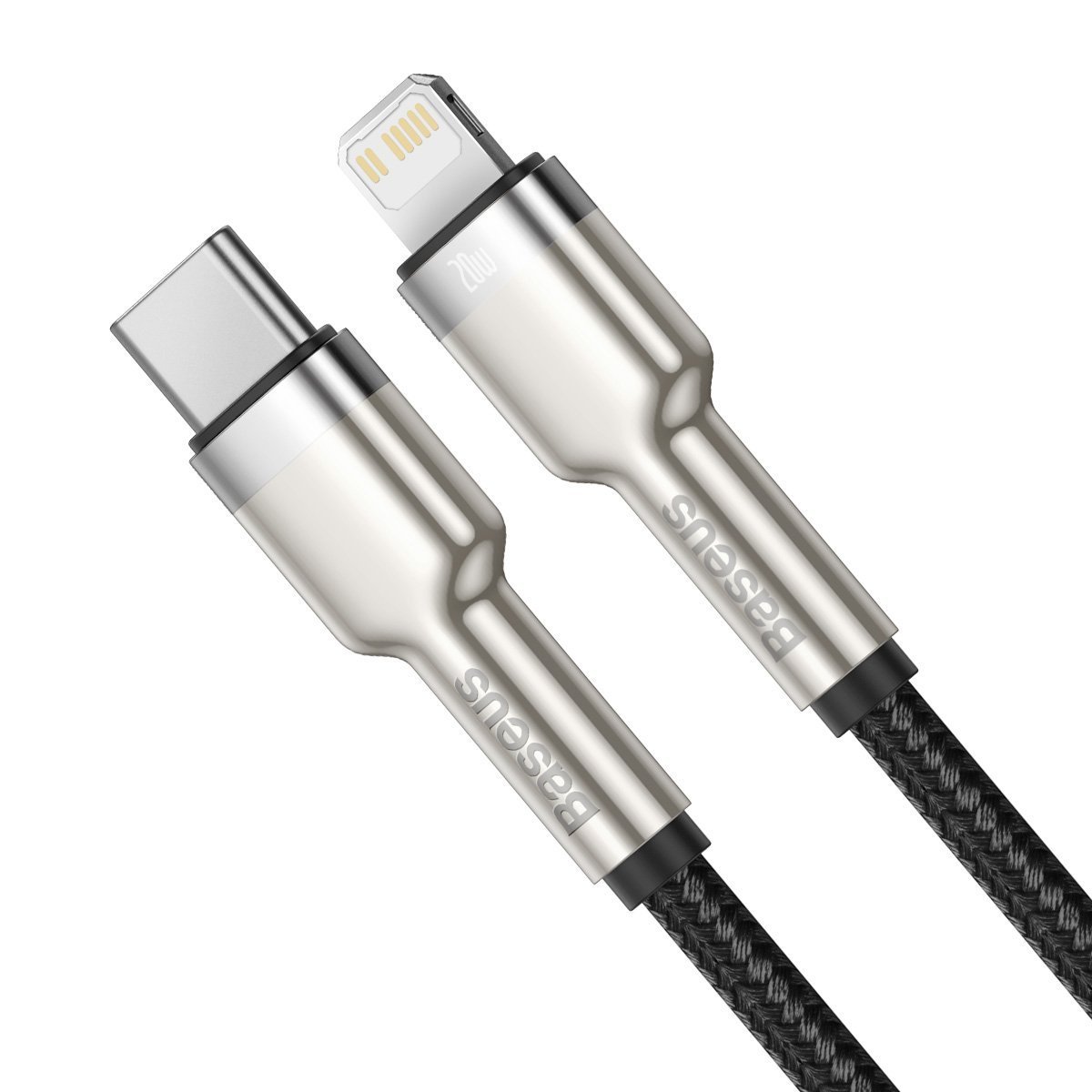Cablu Baseus Type-C la Lightning 2m bk - Image 2