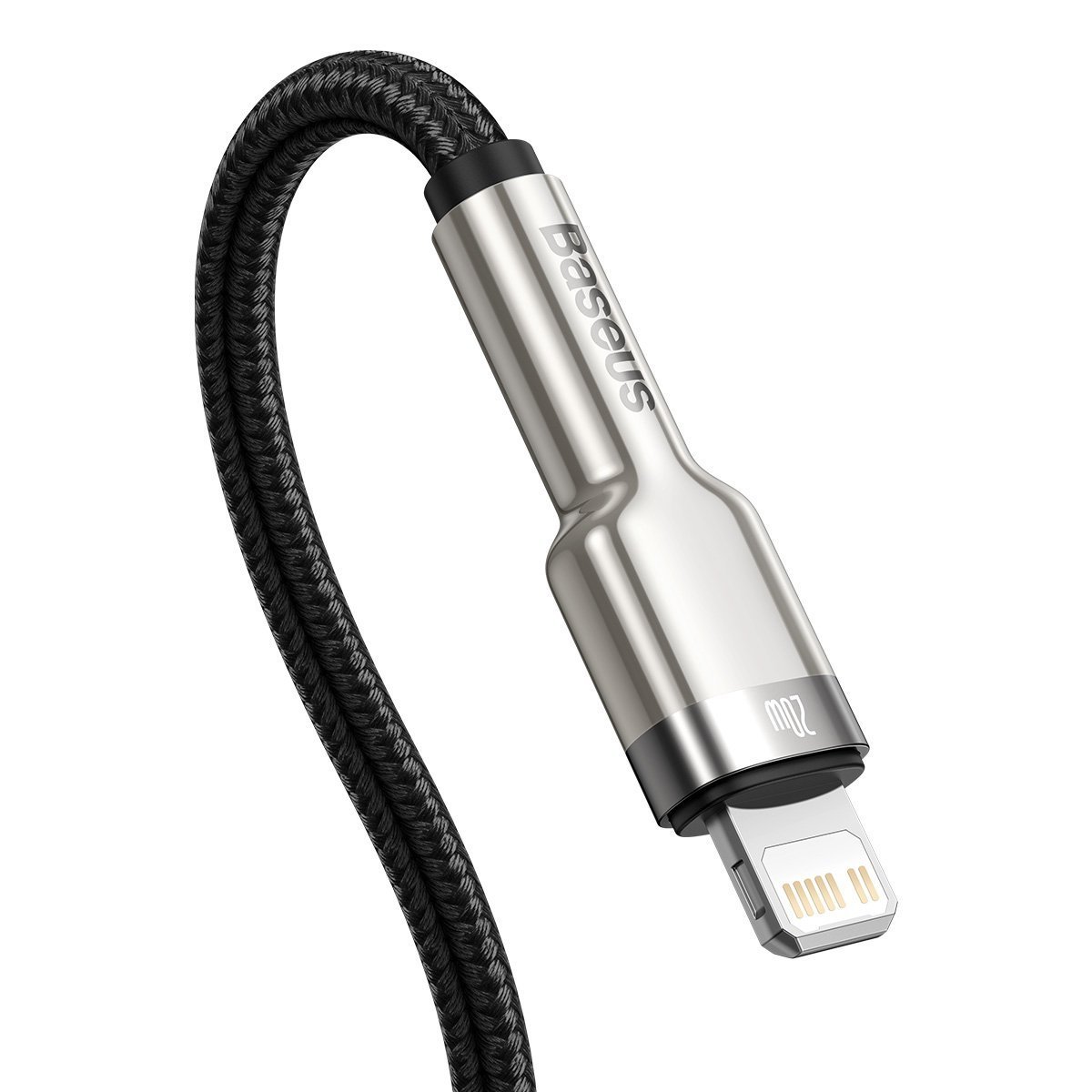 Cablu Baseus Type-C la Lightning 2m bk - Image 3