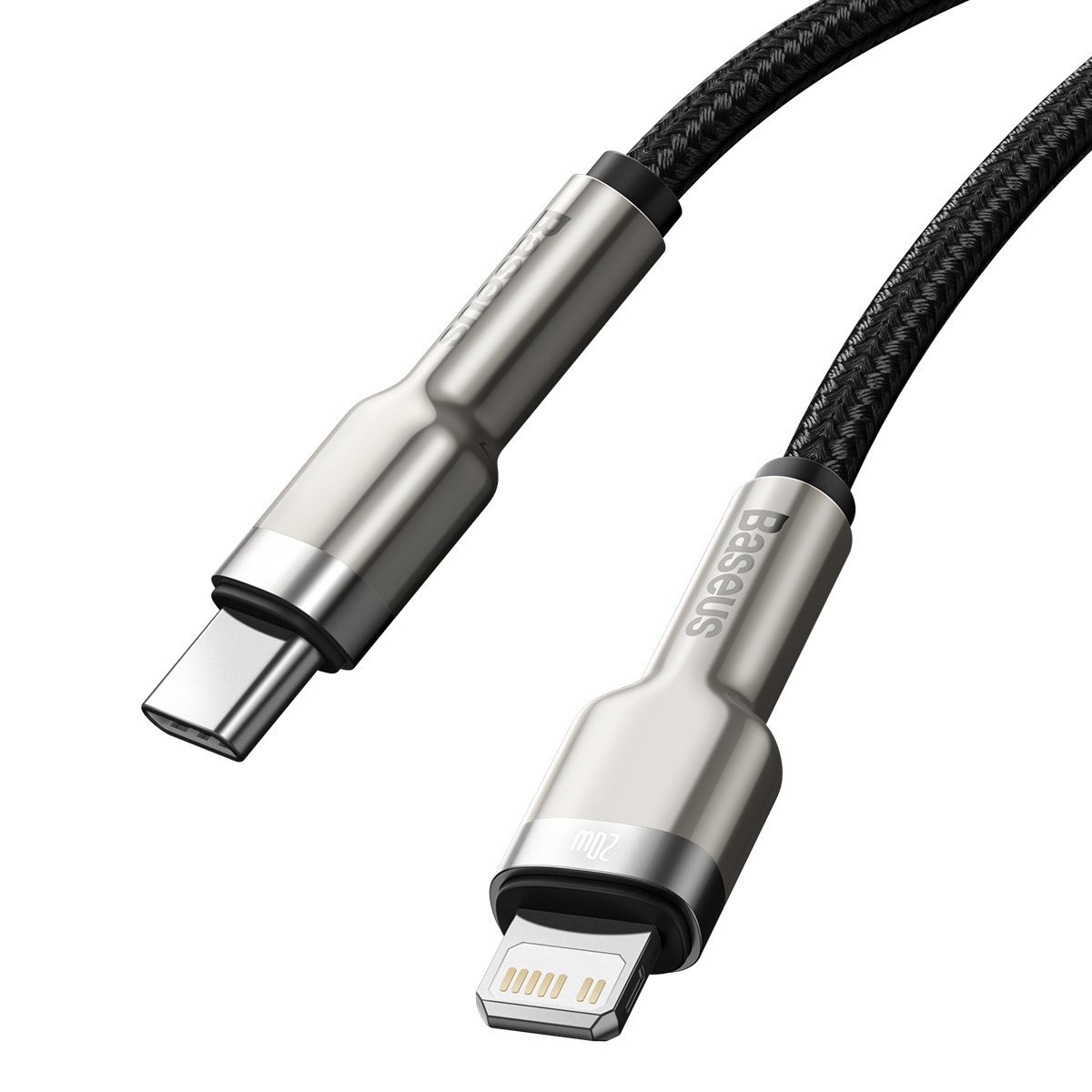 Cablu Baseus Type-C la Lightning 2m bk - Image 4