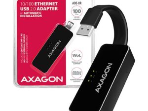 ADE-XR Karta sieciowa Fast Ethernet adapter, USB2.0, instalacja automatyczna
