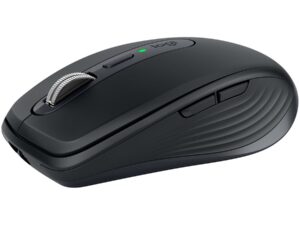 Logitech MX Anywhere 3 - Mus - laser - 6 knappar - tr�dl�s - 2.4 GHz, Bluetooth - tr�dl�s USB-mottagare - grafit