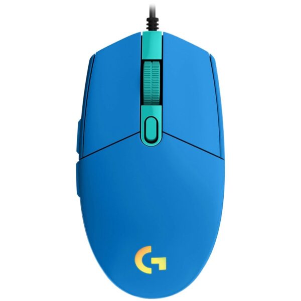 Gaming Mouse Logitech, G102 LightSync, RGB, Optical, Wired, USB, Blue - Image 2