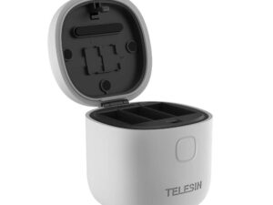 Telesin 3-slot waterproof charger Allin box for GoPro Hero 9 / Hero 10 (GP-BTR-904-GY)