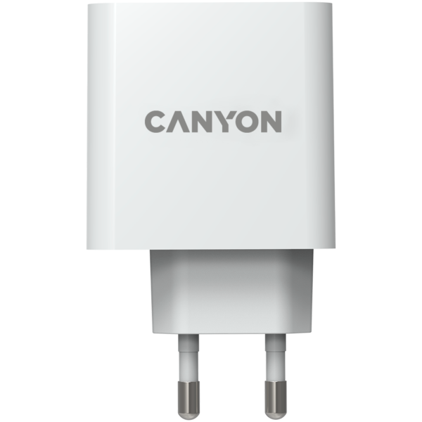 CANYON síťová nabíječka CH-65 (65W) PD, vstup 100-240V, výstup USB-C1/C2 5-20V, power delivery - Image 5