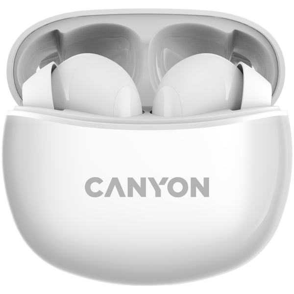 Canyon wireless headset TWS-5, white - Image 4