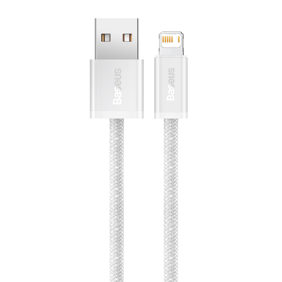 CABLU alimentare si date Baseus Dynamic Series, Fast Charging Data Cable pt. smartphone, USB la Lightning Iphone 2.4A, 1m, braided, alb "CALD000402" (timbru verde 0.18 lei) - 6932172602024 - Image 3