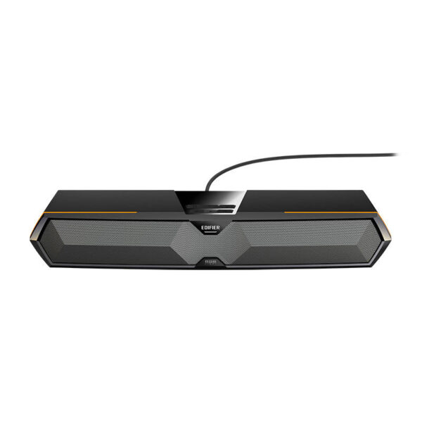 BOXE EDIFIER Gaming desktop, RMS: 5W (2.5W + 2.5W), Bluetooth 5.3, USB-A, RGB, sound card/ mic, dim. 485x70x80mm, black, "MG300-BK"  (timbru verde 0.8 lei) - Image 4