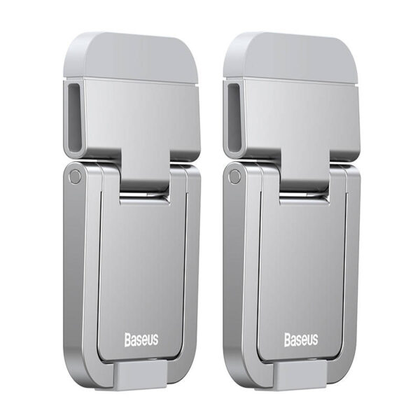 STAND Baseus Kickstand notebook, include 2 bucati, adeziv 3M, aliaj zinc, silver "LUZC000012" - 6932172608415