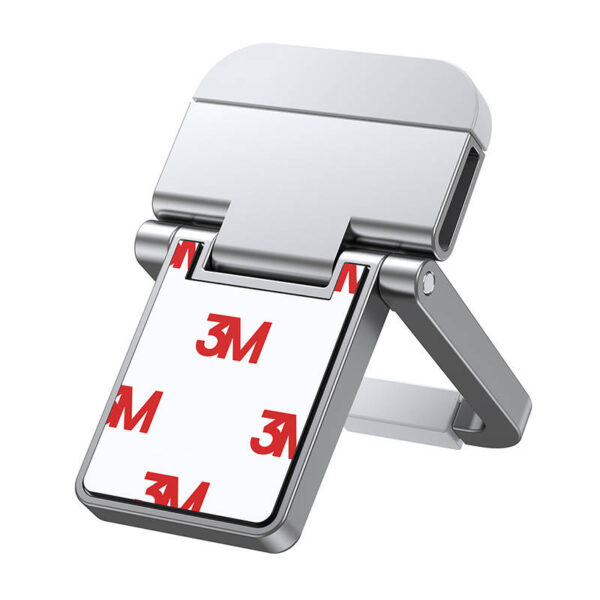 STAND Baseus Kickstand notebook, include 2 bucati, adeziv 3M, aliaj zinc, silver "LUZC000012" - 6932172608415 - Image 3
