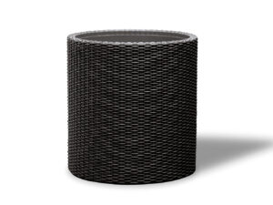 Puķu pods Medium Cylinder Planter pelēks