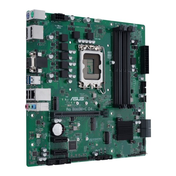 ASUS Mainboard PRO B660M-C D4-CSM - Micro-ATX - Sockel Intel 1700 - B660