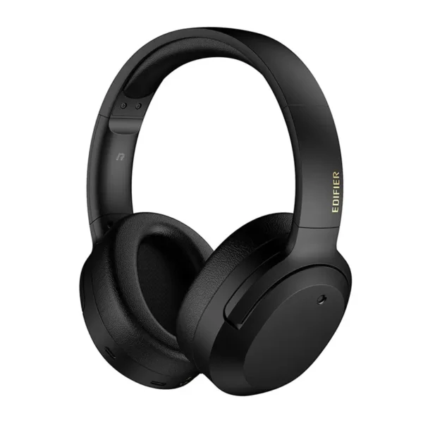 CASTI Edifier, wireless, cu fir, standard, utilizare multimedia, smartphone, microfon pe casca, conectare prin Bluetooth 5.2, USB-C, ANC, negru, "W820NB-PLUS-BK", (timbru verde 0.8 lei) - Image 5