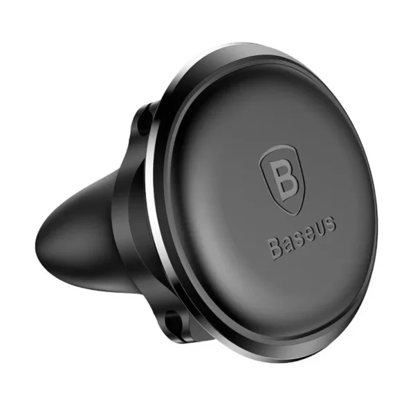 SUPORT AUTO Baseus OS pt. SmartPhone, fixare grilaj ventilatie, magnetic, 2 x clips cablu, negru "SUGX020001" - 6932172627003 - Image 4